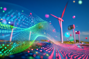 artistic interpretation of laser Doppler velocimetry and DIAL LIDAR