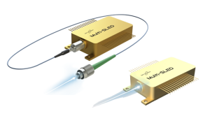 32-pin butterfly packaged 2-6 superluminescent diodes SLEDs optical spectral engine fiber-coupled and free-space configurations