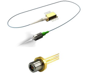 fiber-coupled 14-pin butterfly packaged and TO-Can packaged superluminescent diode SLED optical spectral engine